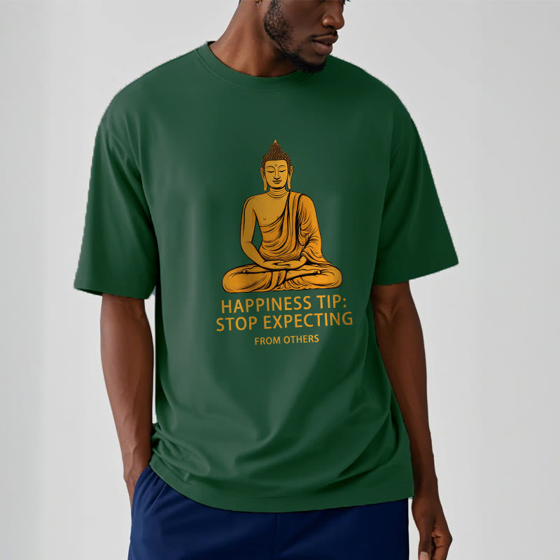 Buddha Stones Stop Expecting From others Buddha Tee T-shirt - image 6