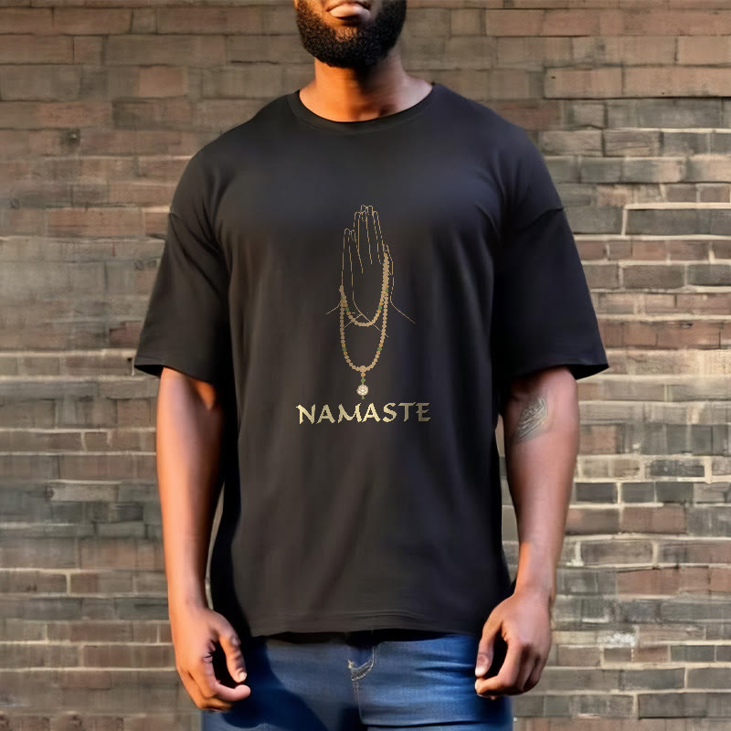 Buddha Stones NAMASTE Tee T-shirt