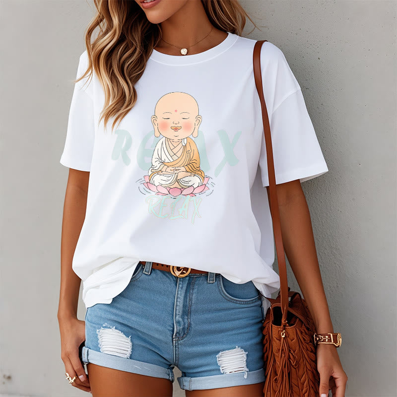 Buddha Stones RELAX Buddha Tee T-shirt - image 6