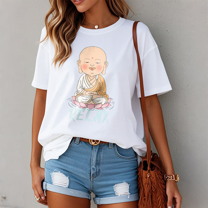 Buddha Stones RELAX Buddha Tee T-shirt - image 25