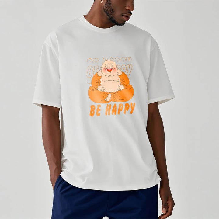 Buddha Stones Be Happy Tee T-shirt