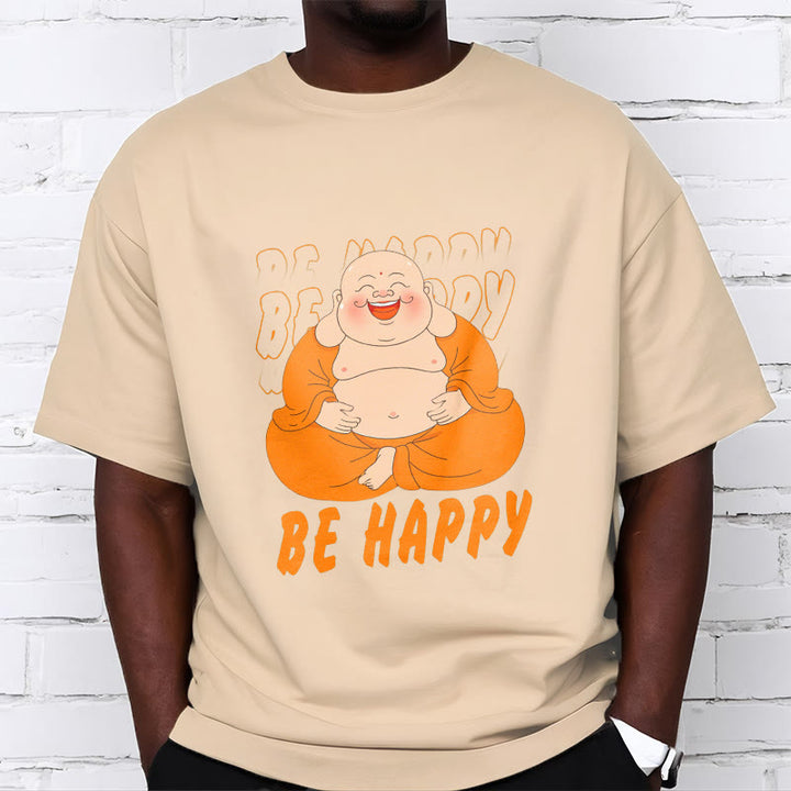 Buddha Stones Be Happy Tee T-shirt