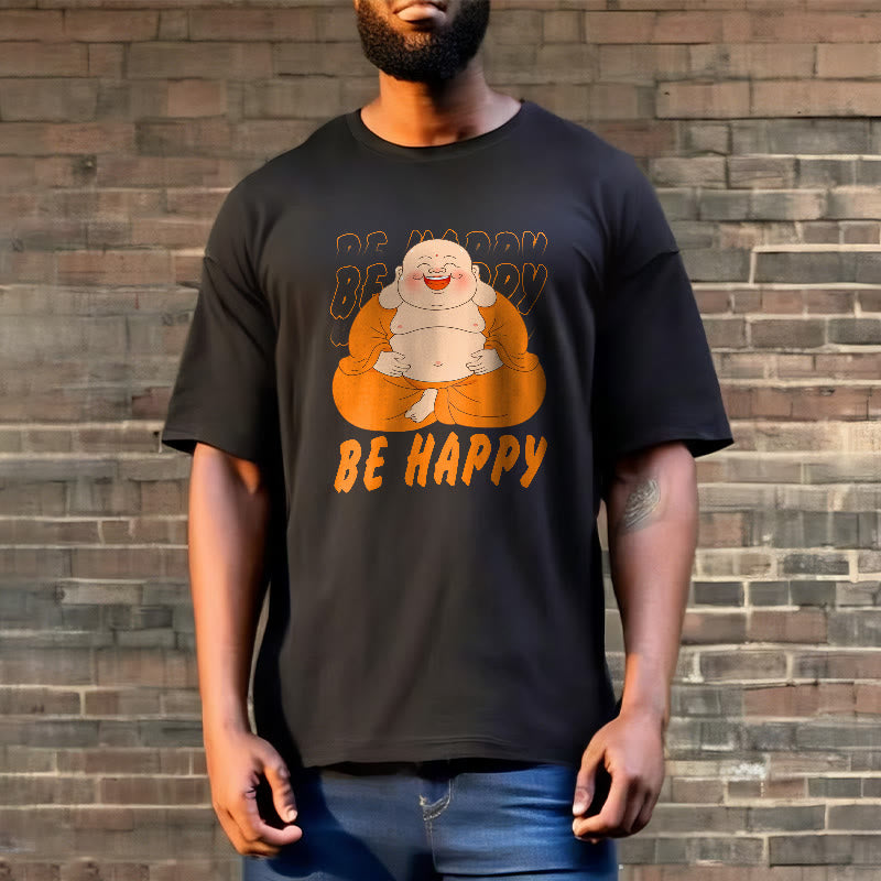 Buddha Stones Be Happy Tee T-shirt