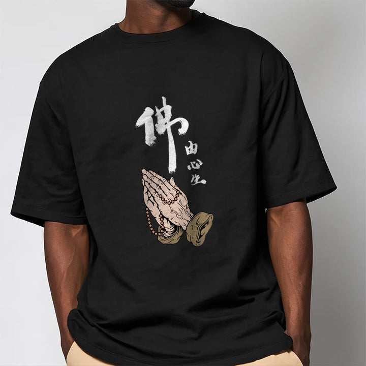Buddha Stones Praying Tee T-shirt - image 6
