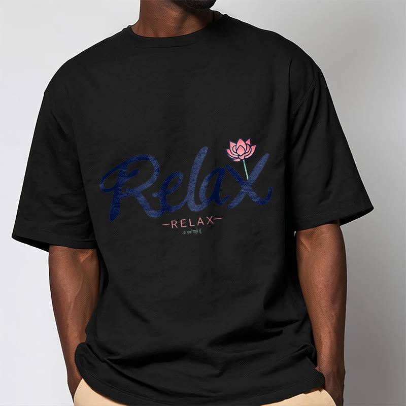 Buddha Stones RELAX Lotus Tee T-shirt