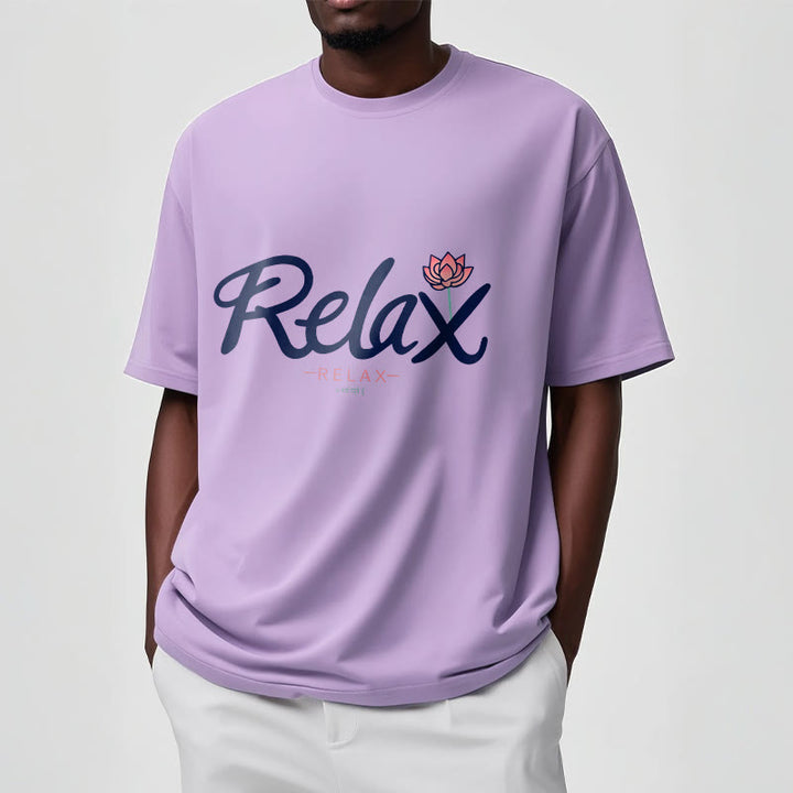 Buddha Stones RELAX Lotus Tee T-shirt