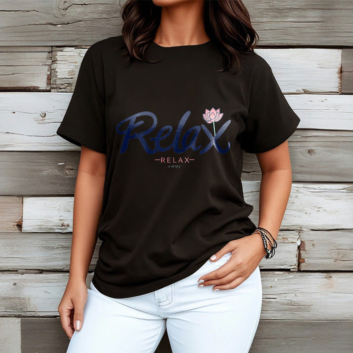 Buddha Stones RELAX Lotus Tee T-shirt - image 8