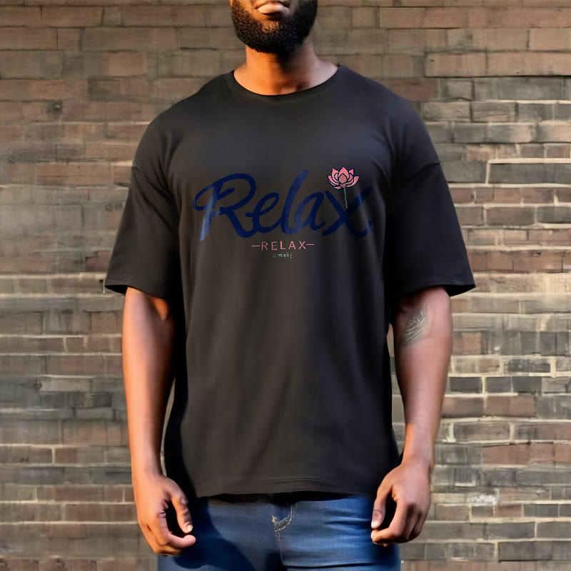 Buddha Stones RELAX Lotus Tee T-shirt - image 7