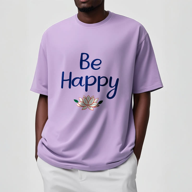 Buddha Stones Be Happy Lotus Tee T-shirt - image 17