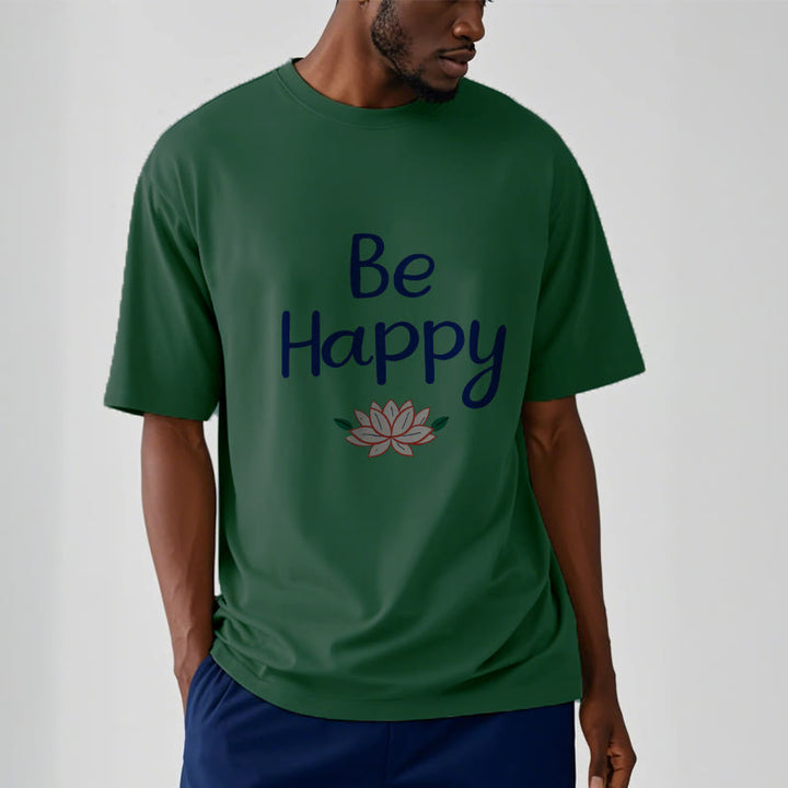 Buddha Stones Be Happy Lotus Tee T-shirt - image 11