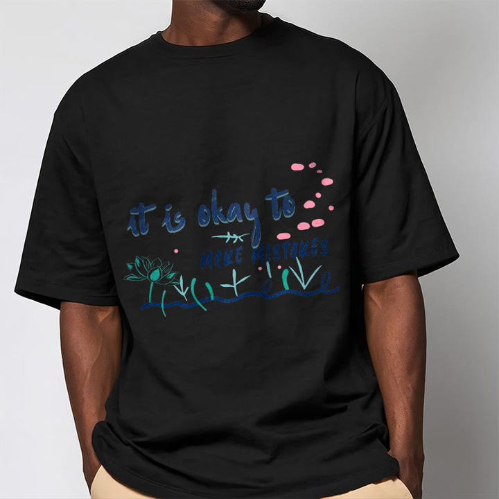 Buddha Stones It Is Okay To Make Mistakes Tee T-shirt - image 5