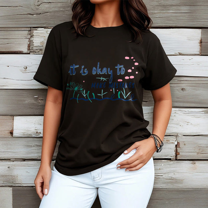 Buddha Stones It Is Okay To Make Mistakes Tee T-shirt - image 8