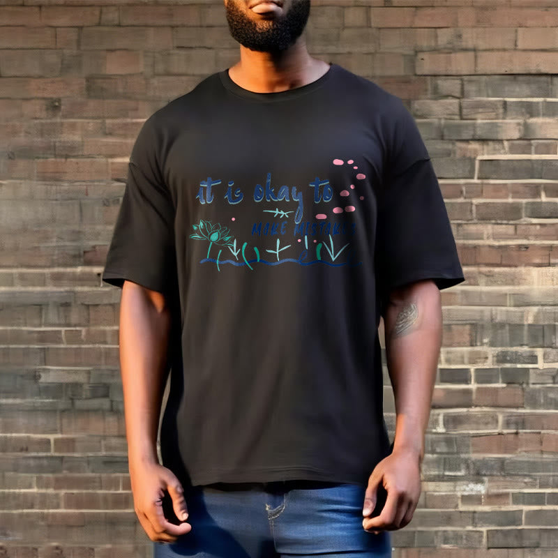 Buddha Stones It Is Okay To Make Mistakes Tee T-shirt - image 7
