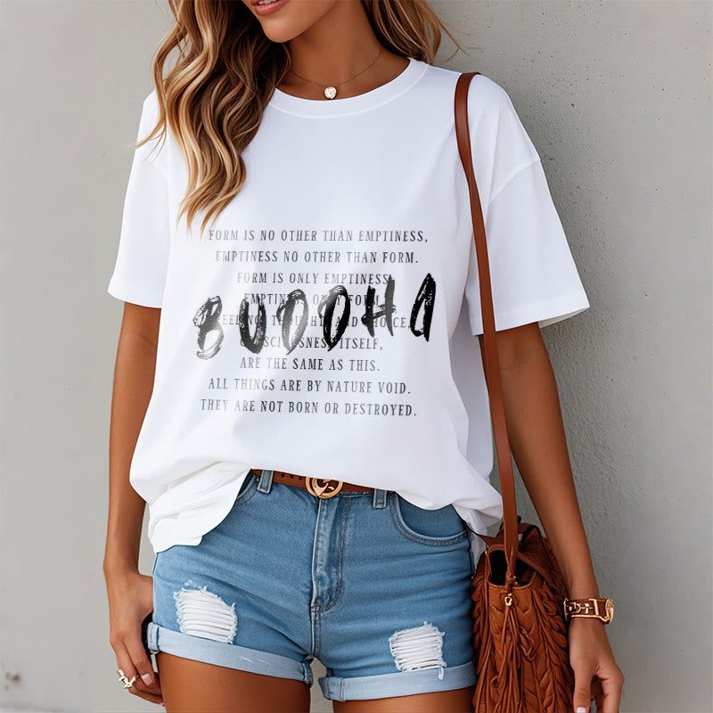 Buddha Stones Form Is No Other Than Emptiness Tee T-shirt - image 6