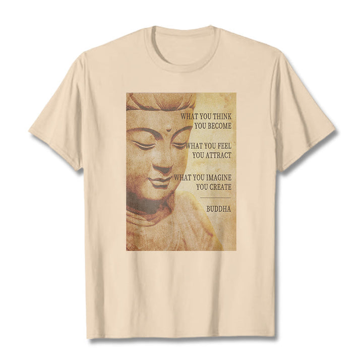 Buddha Stones What You Think You Become Tee T-shirt - Bisque - 2XL - image 8