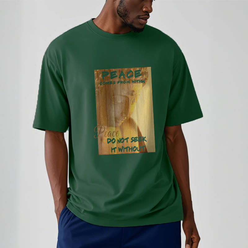 Buddha Stones Peace Comes From Within Tee T-shirt