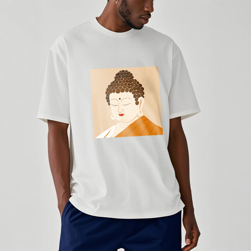 Buddha Stones Close Eyes And Relax Buddha Tee T-shirt - image 2