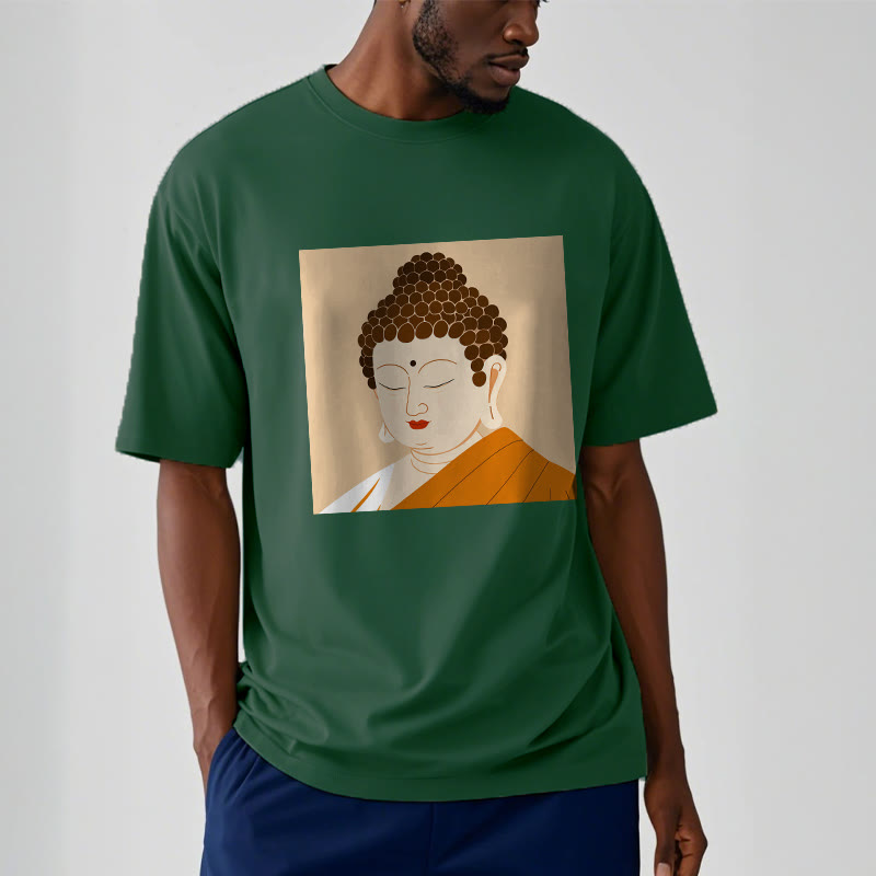 Buddha Stones Close Eyes And Relax Buddha Tee T-shirt - image 11