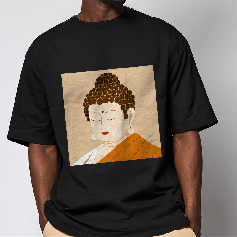 Buddha Stones Close Eyes And Relax Buddha Tee T-shirt - image 5