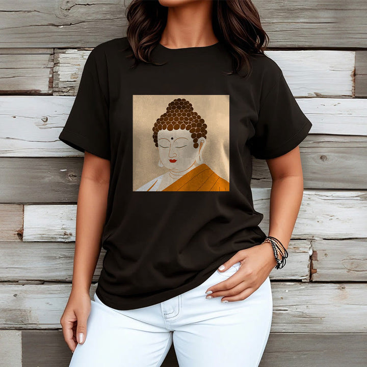 Buddha Stones Close Eyes And Relax Buddha Tee T-shirt - image 7