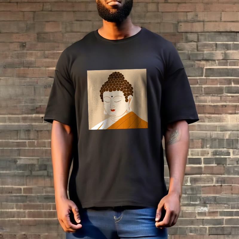 Buddha Stones Close Eyes And Relax Buddha Tee T-shirt - image 6