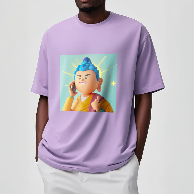 Buddha Stones Funny Cartoon Buddha Tee T-shirt - image 16