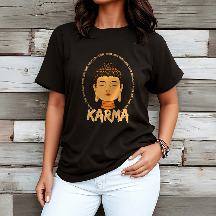 Buddha Stones Karma Buddha Tee T-shirt - image 4