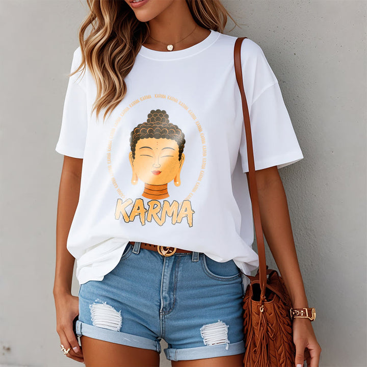 Buddha Stones Karma Buddha Tee T-shirt - image 8