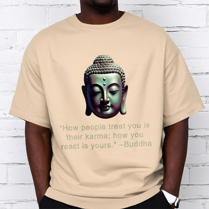 Buddha Stones How People Treat You Is Their Karma Buddha Tee T-shirt - image 18
