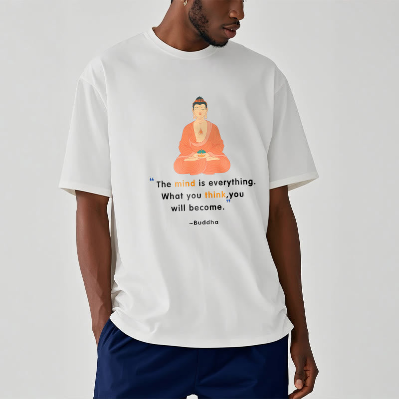 Buddha Stones The Mind Is Everything Meditation Buddha Tee T-shirt - image 1