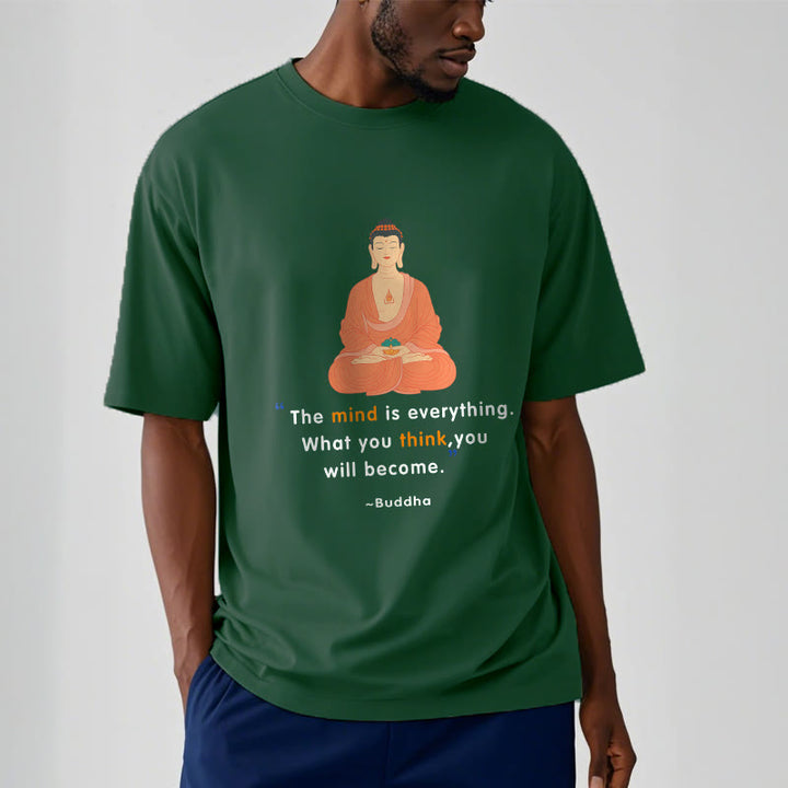 Buddha Stones The Mind Is Everything Meditation Buddha Tee T-shirt - image 12