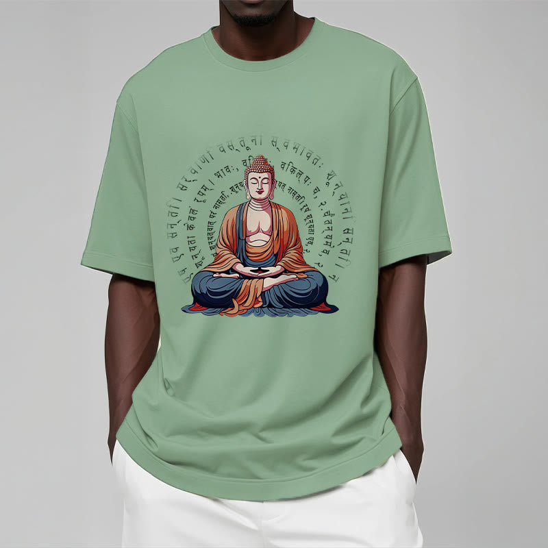 Buddha Stones Sanskrit Heart Sutra Form Is No Other Than Emptiness Tee T-shirt - image 16