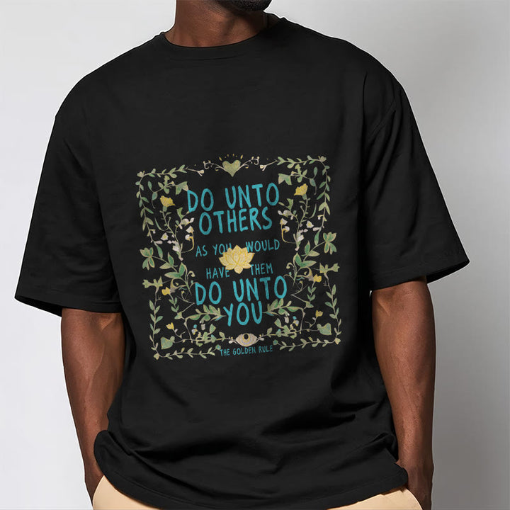 Buddha Stones The Golden Rule Lotus Tee T-shirt - image 7