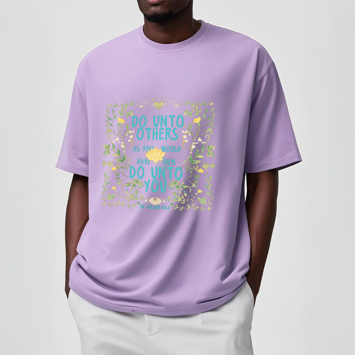 Buddha Stones The Golden Rule Lotus Tee T-shirt - image 17