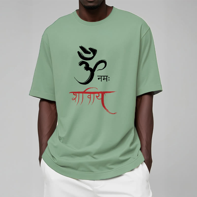 Buddha Stones OM NAMAH SHIVAYA Mantra Sanskrit Tee T-shirt - image 17