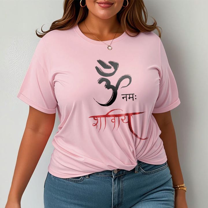 Buddha Stones OM NAMAH SHIVAYA Mantra Sanskrit Tee T-shirt - image 14