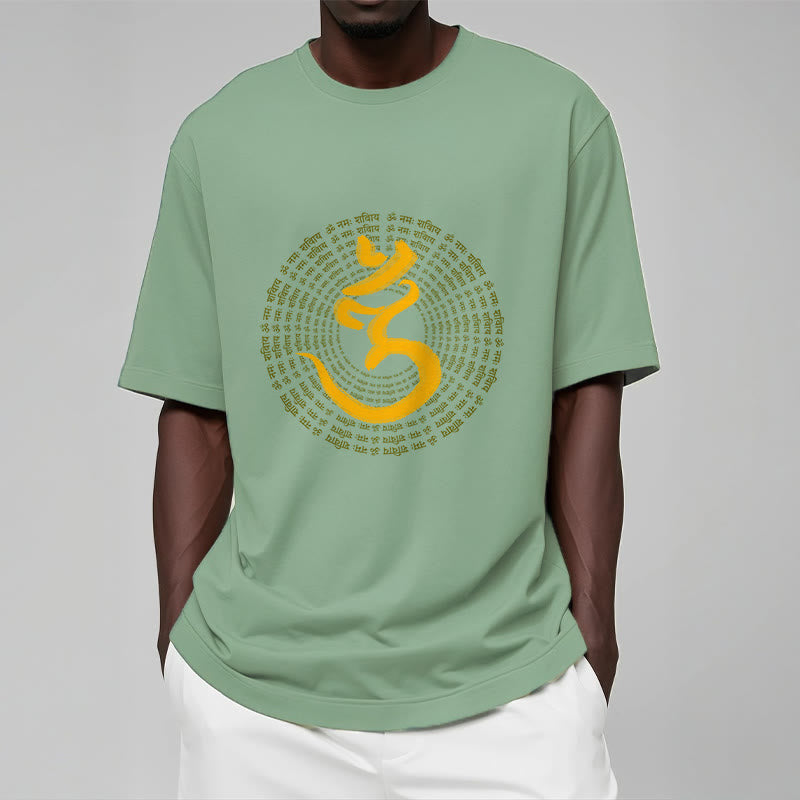 Buddha Stones 108 OM NAMAH SHIVAYA Mantra Sanskrit Tee T-shirt - image 16