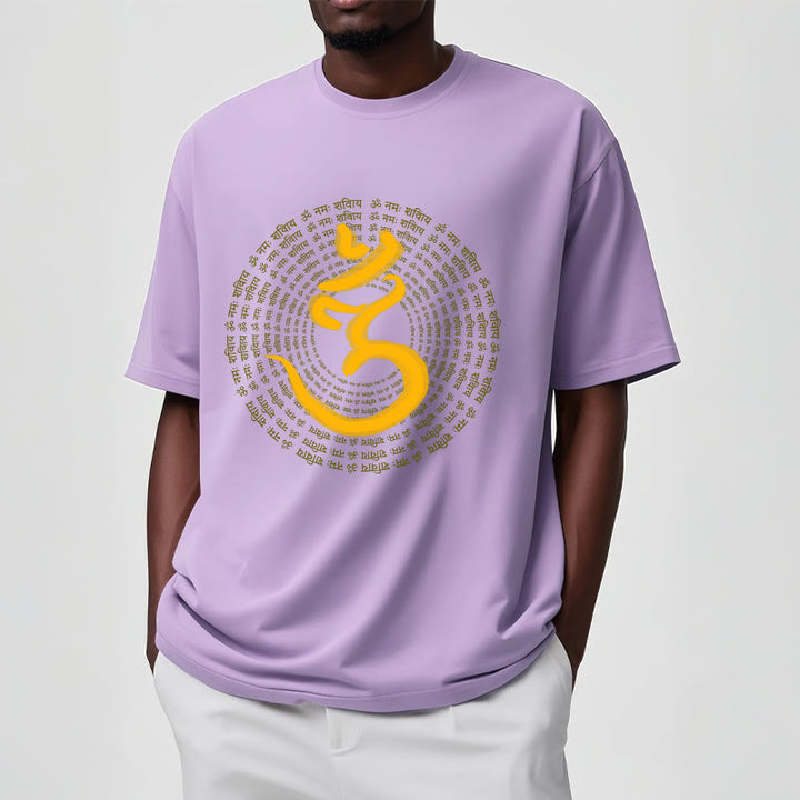 Buddha Stones 108 OM NAMAH SHIVAYA Mantra Sanskrit Tee T-shirt