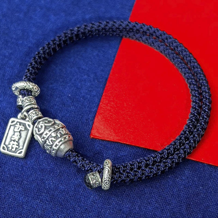 Buddha Stones 925 Sterling Silver Elephant Safe And Well Amulet Charm Strength Bracelet