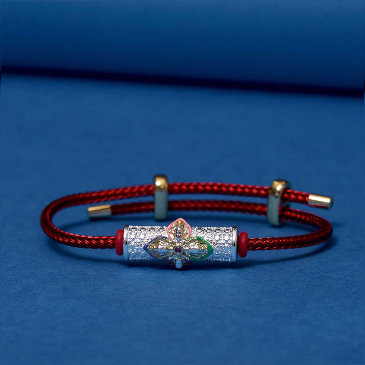 Buddha Stones Copper Luck Red String Bracelet