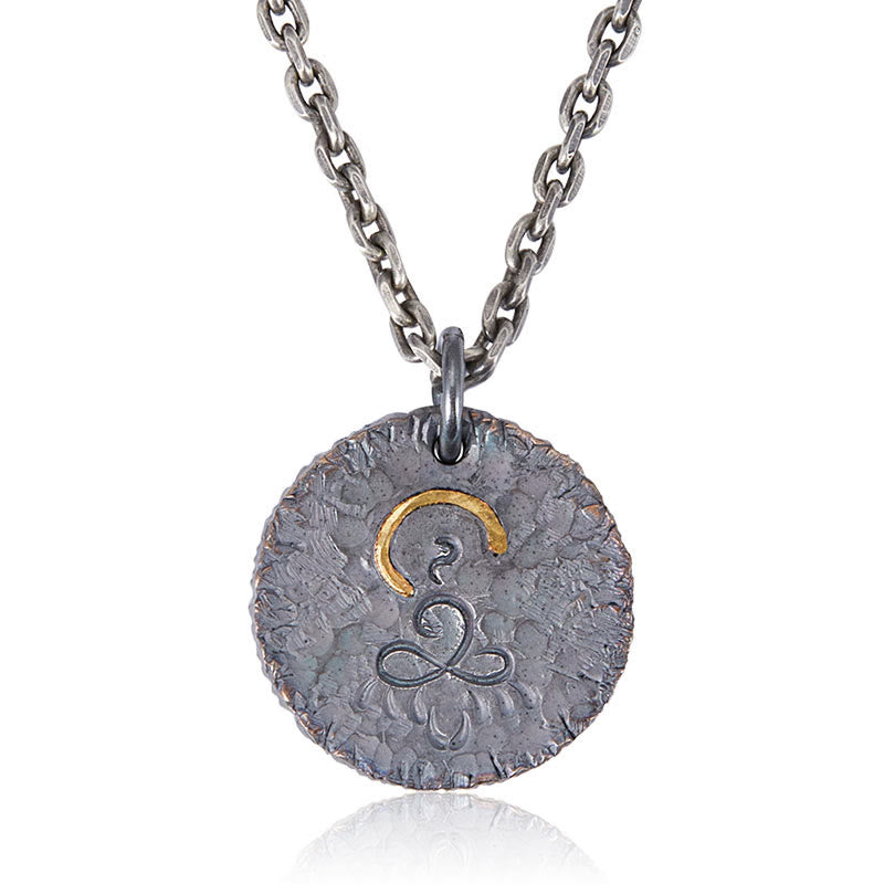 Buddha Stones 999 Sterling Silver 999 Gold 925 Sterling Silver Buddha Statue Lotus Necklace Pendant - image 7