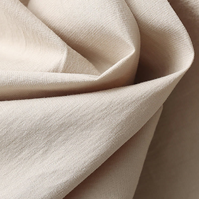 Buddha Stones Tang Frog-Button Three Quarter Sleeve Shirt Wide Leg Pants Cotton Linen Men's Suit - image 8