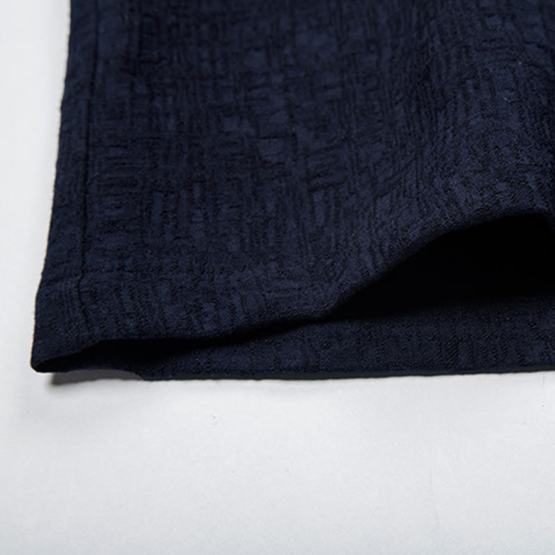 Buddha Stones Solid Color Chinese Tang Suit Jacket Men Clothing - image 18