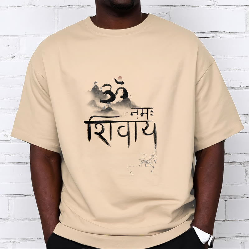 Buddha Stones OM NAMAH SHIVAYA Mountain Cotton Tee T-shirt - image 18