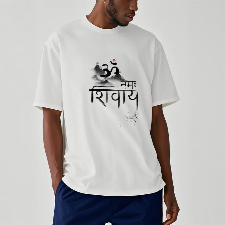 Buddha Stones OM NAMAH SHIVAYA Mountain Cotton Tee T-shirt - image 8