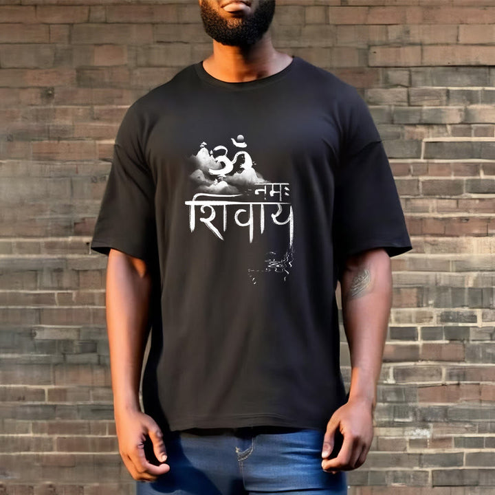 Buddha Stones OM NAMAH SHIVAYA Mountain Cotton Tee T-shirt - image 4