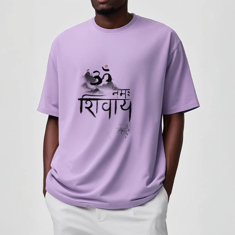 Buddha Stones OM NAMAH SHIVAYA Mountain Cotton Tee T-shirt - image 20