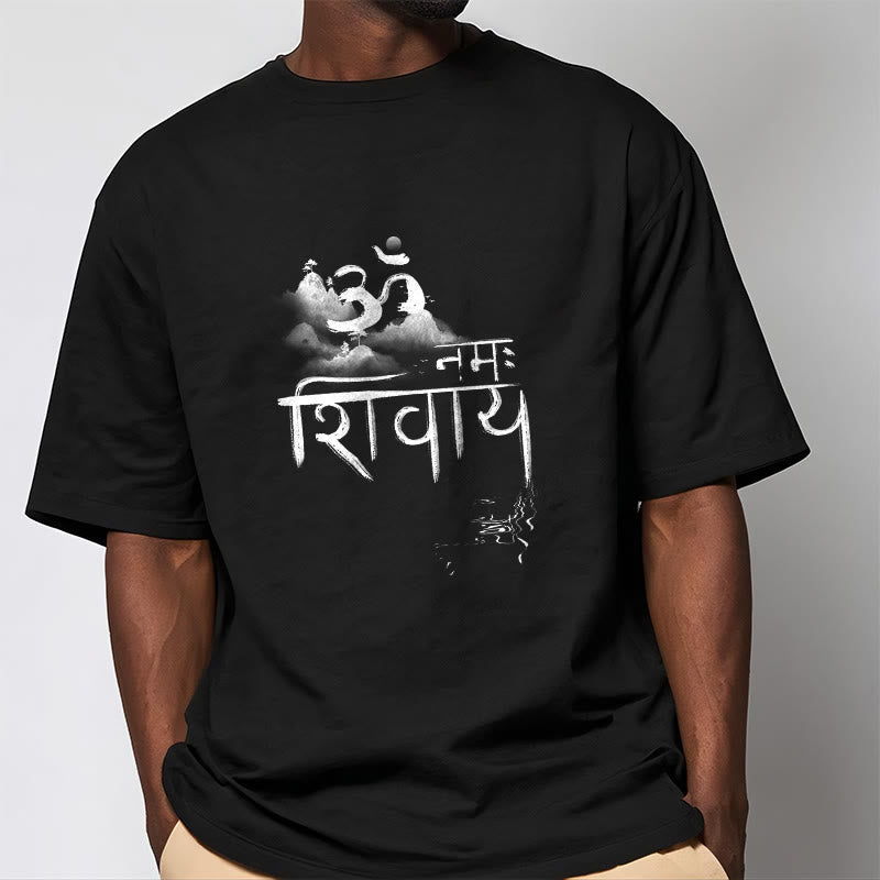 Buddha Stones OM NAMAH SHIVAYA Mountain Cotton Tee T-shirt - image 3