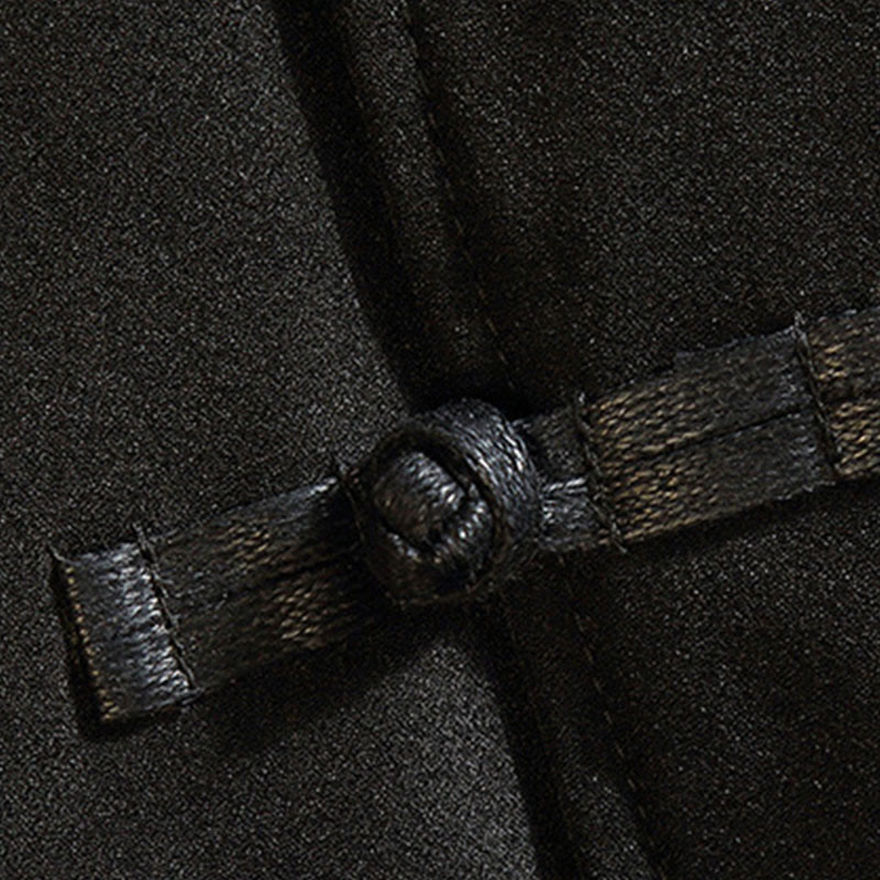 Buddha Stones Embroider Dragon Phoenix Casual Frog-button Cotton Men's Jacket Shirt Clothing - image 5