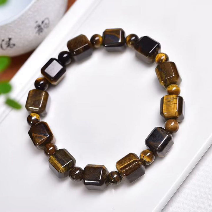 Buddha Stones Tiger Eye Protection Bracelet